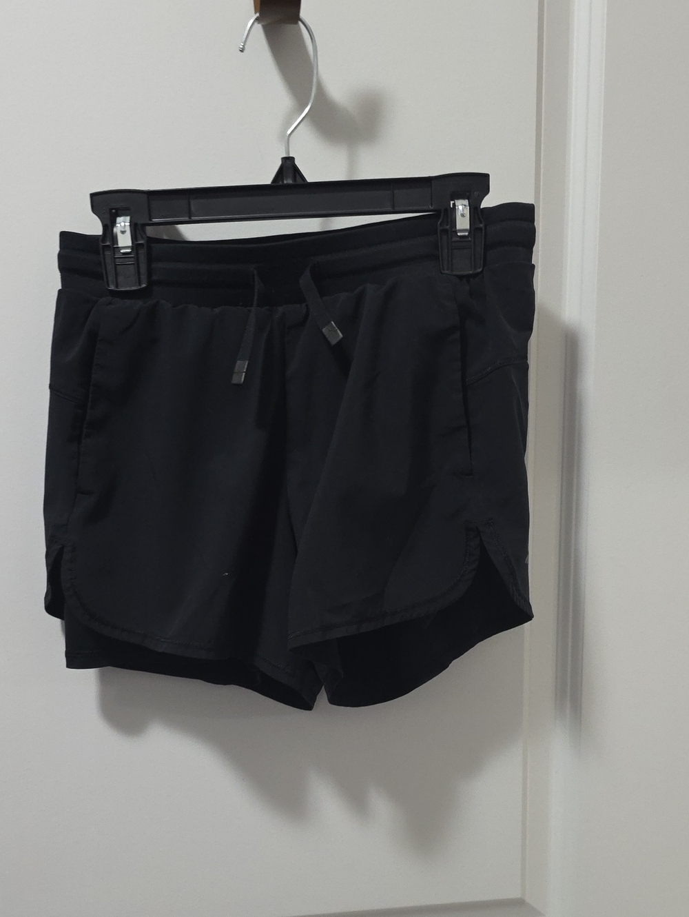 all in motion Black Kids Sz 10/12 Athletic Drawstring Shorts